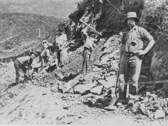 Men Working On Original Great Ocean Road