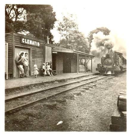 Puffing Billy At Clematis Railway Station 