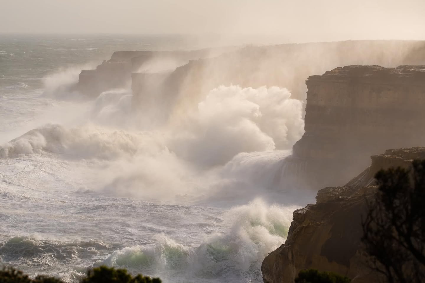 Wild Waves On Coast